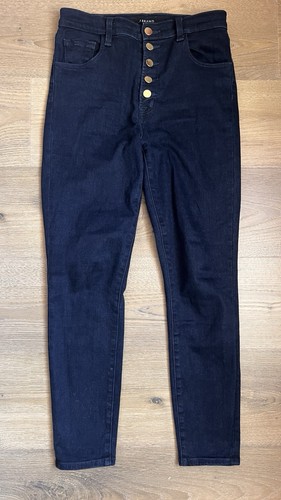 Brand high waisted button - j,