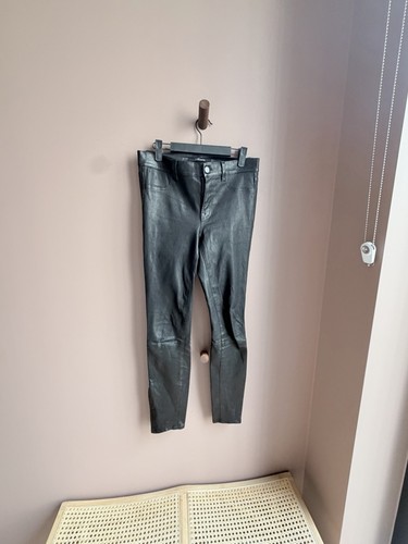 Brand black genuine leather - j,